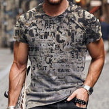 Men's 3D Graphic Casual T-shirt