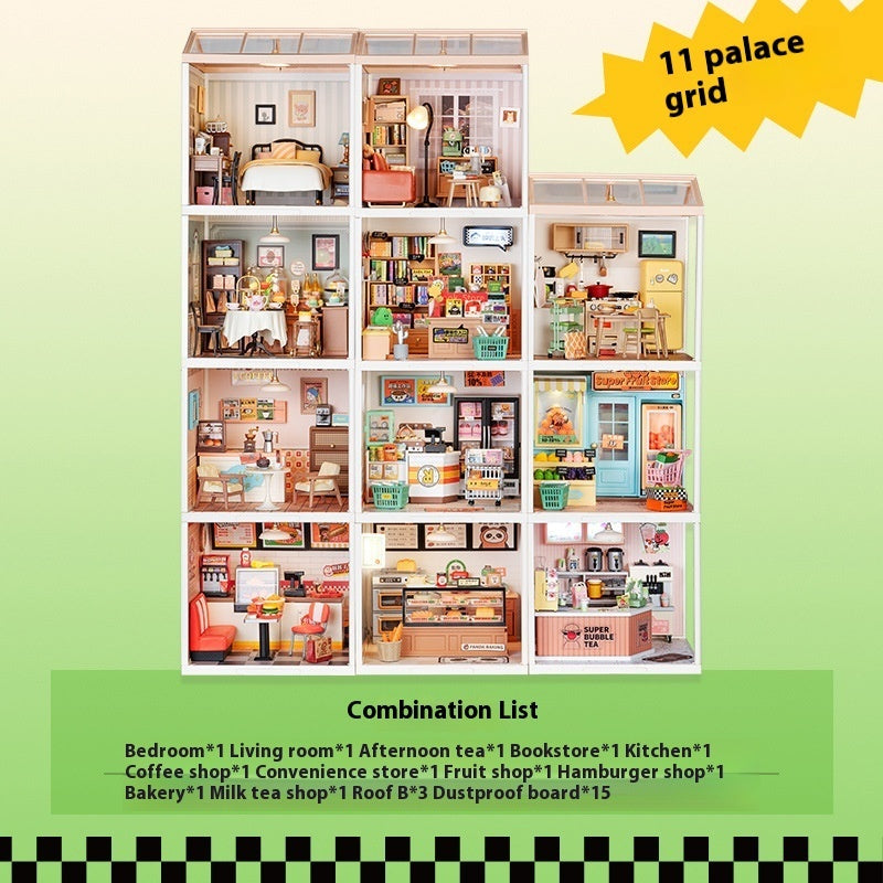 Toy Assembled Model, House Christmas Gift Building Blocks – Sociable ...