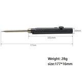 Portable Mini Electric Soldering Iron, 65W Constant Temperature Adjustable Non-slip Handle