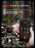 HT22 Outdoor Smart Watch – Bluetooth Calling, Compass, Flashlight & Heart Rate Tracking