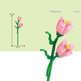 Building Blocks, Flower Decoration Bouquet Rose Assembled Toy