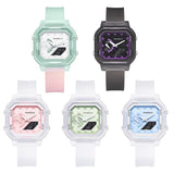 Multifunctional Students' Electronic, Luminous Casual Jelly Silicone Watch