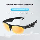 Outdoor Smart Glasses with Removable Mirror, AI Calling & Music Playback