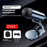 Karaoke Live Desktop Computer USB Wired Microphone