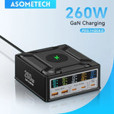 Gallium Nitride Charger, PD Fast Charge USB 30 Multi-port Mobile Phone Charger