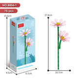 Building Blocks, Flower Decoration Bouquet Rose Assembled Toy