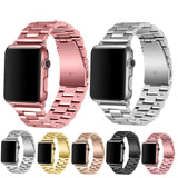 Suitable for Three-bead Stainless Steel Solid Metal Watch Strip (Watch not Included)