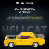 Building Blocks Racing Model Assembled Ornaments, Boys' Gift Toys