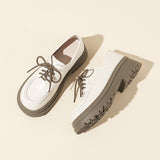 Deep Cut Thick Heel Shoes for Women