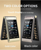 Dual Screen Flip Cover Elderly Phone, Backup Machine for Emergency
