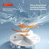 Folding Portable Undergarments Compatible, Small Washing Machine