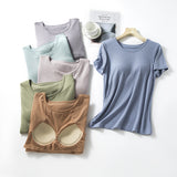 Women's Summerdale Loose-fitting Cup with Padded Chest, Blouse T-shirt