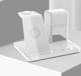 6-in-1 Small Night Lamp Alarm Clock with Wireless Charger