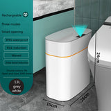Smart Trash Can with Lid for Bedroom and Living Room, Kitchen Storage Container, Induction Small Car Box, Automatic Smart Dustbin for Bathrooms