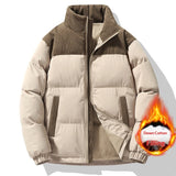Unisex Winter Stand Collar Padded Jacket – Warm, Versatile Outerwear