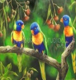 Pumpkin Patch Diamond Painting by Lizzy Falcon