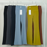 Female Bell-bottom Pants, High Waist, Tight Sports Yoga Trousers