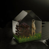 DIY Crystal Glue House Specimen Table Three-dimensional Silicone Mold