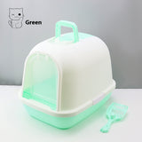 Fully Enclosed Cat Litter Box with Drawer – Odor Control & Splash-proof Design