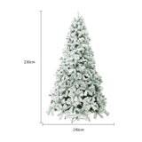 PVC Artificial Snow Christmas Tree, Mall Window Decoration Cedar, Festival Supplies