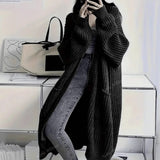Style Icon, Loose Thick Knitted Coat for Women