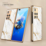 Foldable Screen Phone Case All-inclusive Electroplated Glass Shell