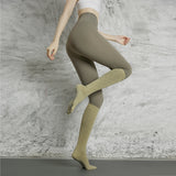 Long Yoga Tights, Female Pilates Five Finger Cotton Socks