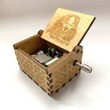 Antique Carved Wooden Hand Crank, Spirited Away Music Box, Christmas Gifts Birthday Gifts, Party Decoration