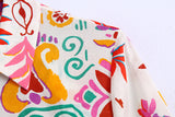 Women's Long Sleeve Positioning Printing Dress