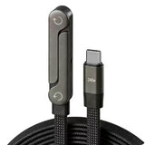 240W Fast Charging Data Cable with Foldable Stand