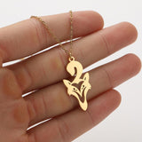 INS Light Luxury Personality, Cute Cartoon Animal Pendant Necklace
