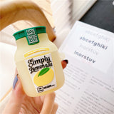 Creative Lemon Water Bottle, Earphone Soft Case
