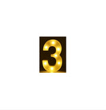 Luminous LED Letter Number Night Light, English Alphabet Number Battery Lamp, Romantic Wedding Christmas Party Decoration
