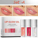 No Stain on Cup Moisturizing and Nourishing Lip Gloss 3 Pack Suit