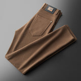 Autumn and Winter Jacquard Casual Pants for Men