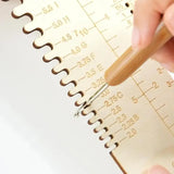 Socks Ruler Needle Measuring Device, Wooden Weaving Tool