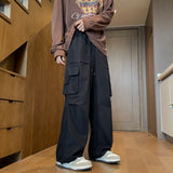 Loose Hong Kong Style INS Straight Casual Pants