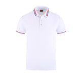 Slim Fit, Flat Knit, Casual Short Sleeve, Polo Shirt