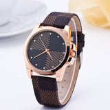 Fashion Personality Plaid, Men's Casual Watch