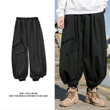 Large Pocket Design Sense, Wide-leg Workwear Tactical Pants