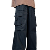 Loose Hong Kong Style INS Straight Casual Pants