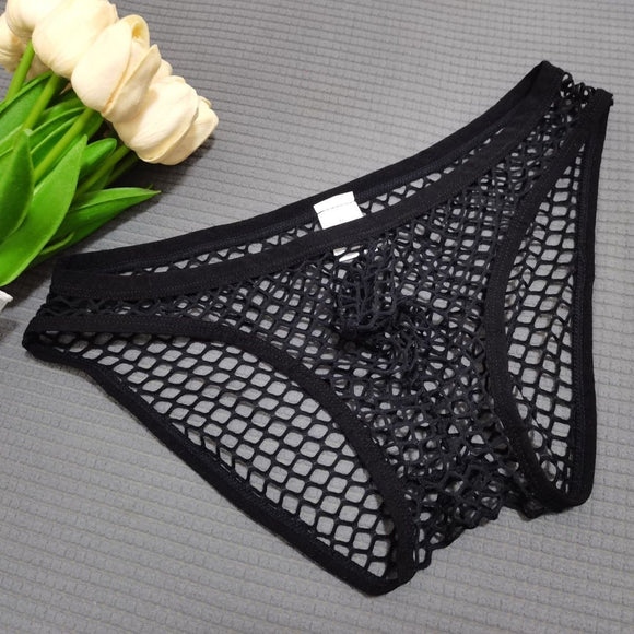 Soft Fabric Fishnet Briefs for Men (Pack of 2)