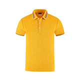 Slim Fit, Flat Knit, Casual Short Sleeve, Polo Shirt