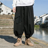 Large Pocket Design Sense, Wide-leg Workwear Tactical Pants