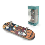 DIY Toy Skates, Park Tech, Deck Stunt Part with Metal Bracket and Bearing Wheel, Professional Finger Skateboards