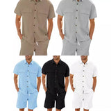 Men's Fashion, Trendy Shorts and Half Sleeve Shirt, Sports and Leisure Suit
