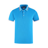Slim Fit, Flat Knit, Casual Short Sleeve, Polo Shirt