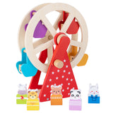 Wooden Animal Hand Ferris Wheel, Early Childhood, Educational Toys