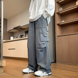 Loose Hong Kong Style INS Straight Casual Pants