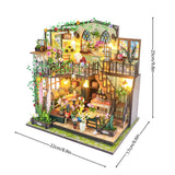 Double Layered Garden House Villa, Mini DIY Building Model